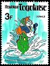 Togo - 1980 - Walt Disney - 3 F - Multicolor - Walt Disney, Donald - Scott 1001 - Crocodile y Donald - 0